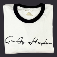 Load image into Gallery viewer, GreAy Hayden “Tha One” T-Shirt (Wynter White/ReAyland Black)
