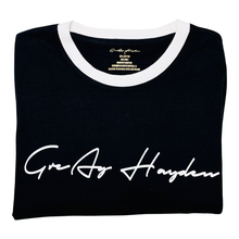 Load image into Gallery viewer, GreAy Hayden “ Tha One” T-Shirt (ReAyland Black/Wynter White)
