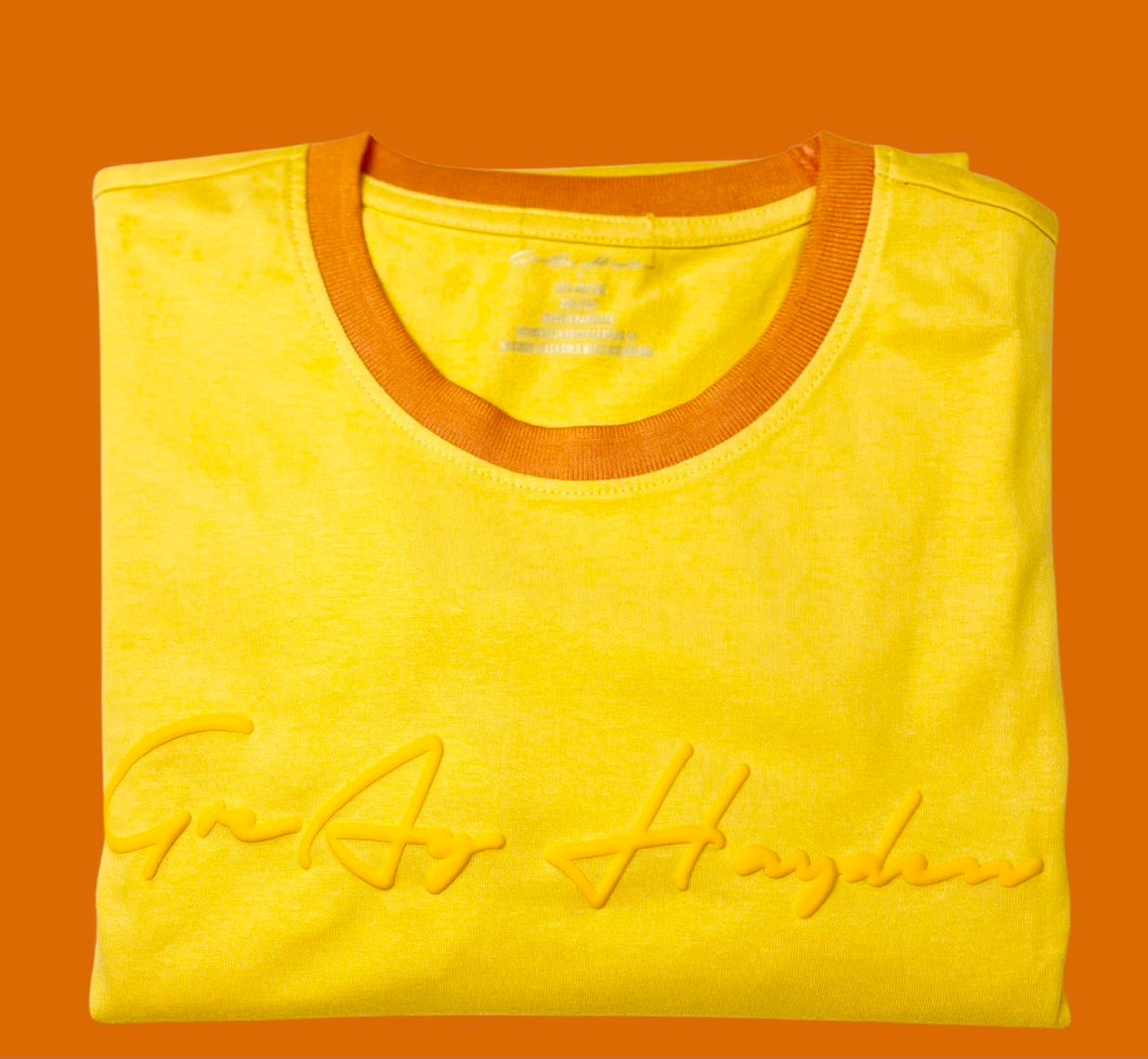 GreAy Hayden “Tha One” T-Shirt (Organic Yellow/Sun Orange)