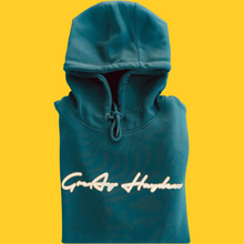 Load image into Gallery viewer, GreAy Hayden “Vibes” Hoodie (Simone Green/Sun Yellow/Wynter White)
