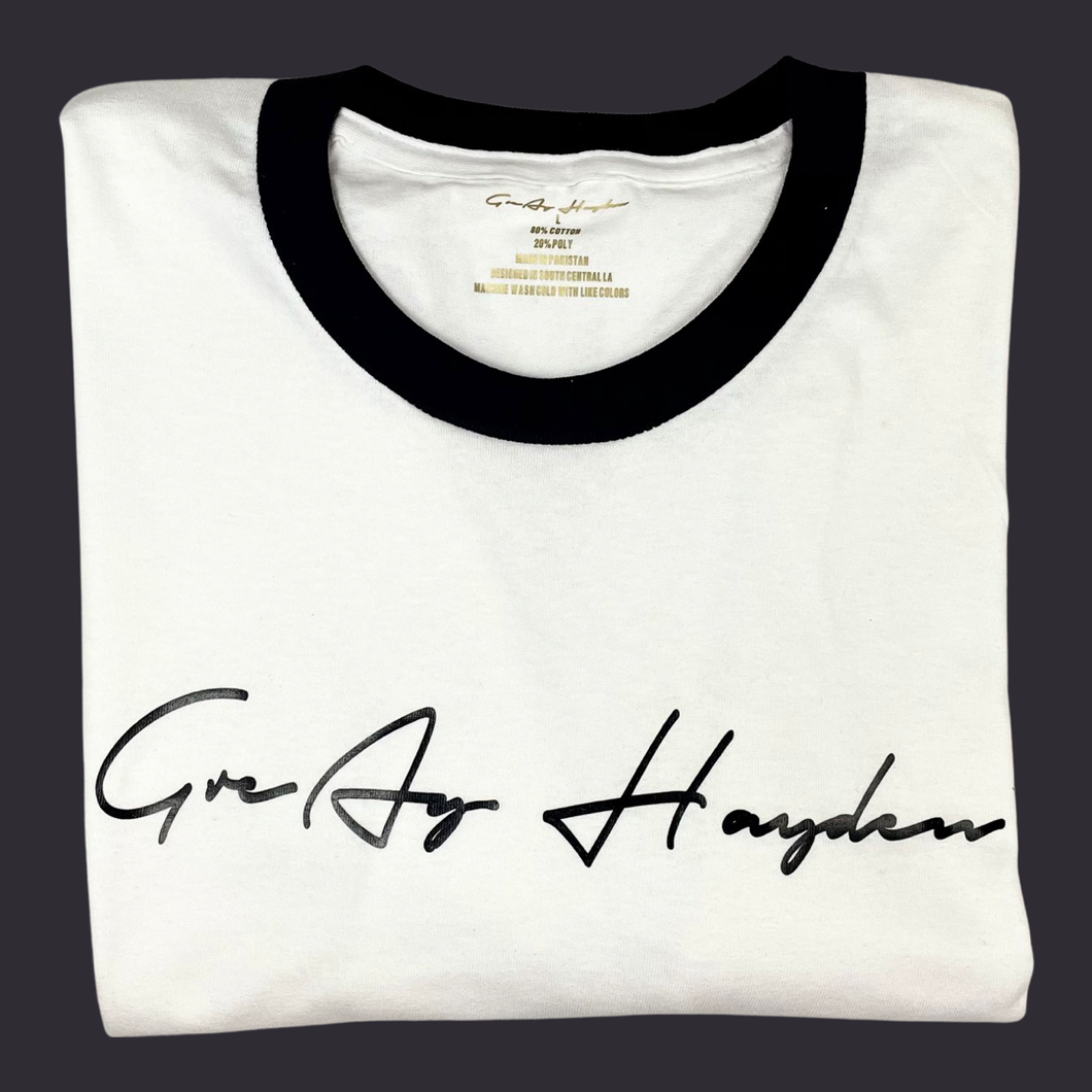 GreAy Hayden “Tha One” T-Shirt (Wynter White/ReAyland Black)